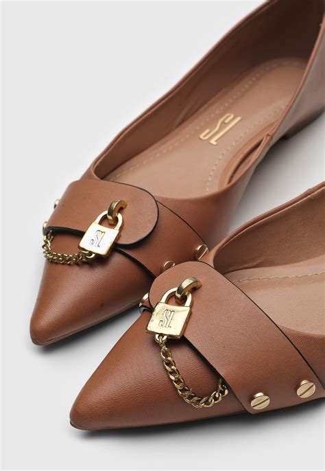 Sapatilha Santa Lolla Bico Fino Nude Compre Agora Dafiti Brasil