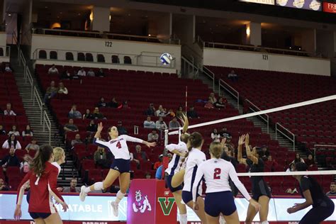 Fresno State Womens Volleyball Team Wins Home Opener Against