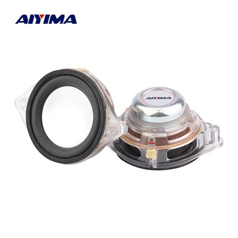 AIYIMA 2Pcs 45MM 8 Ohm 5W 1 75 Inch Full Range Audio Speaker Driver