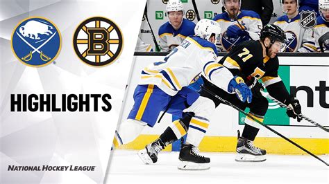 Sabres Bruins 4 29 21 NHL Highlights YouTube