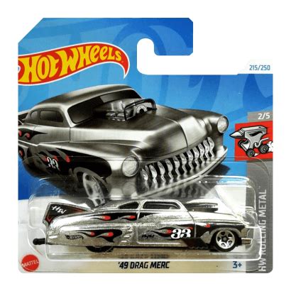 Hot Wheels Drag Merc Zamac Rolling Metal Htb Silver
