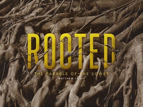 Rooted Parable Of The Sower Sermon Powerpoint Clover Media