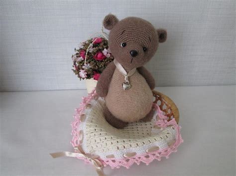Мишка вязаная игрушка подарок — цена 385 грн в каталоге Мягкие игрушки ...