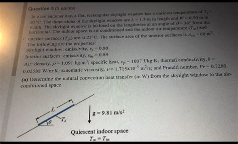 Solved Question Points In A Hot Summer Day A Flat Chegg