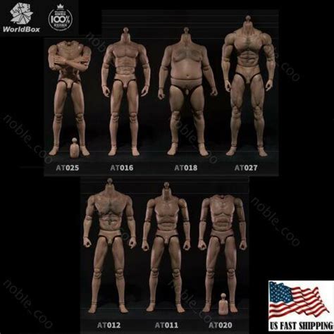 Worldbox Scale Male Body Figure Model Fit Hot Toys Phicen Head Crazy Durable