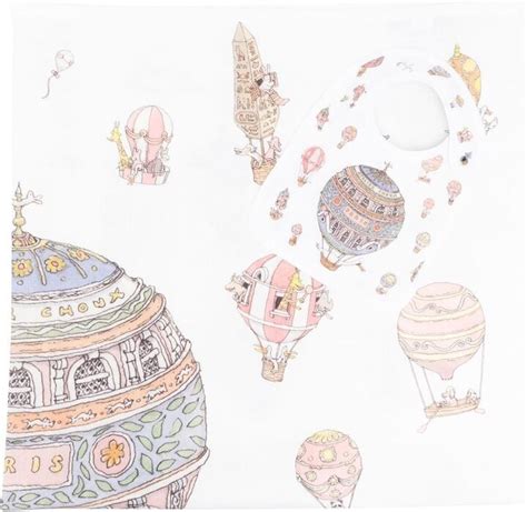 Atelier Choux Hot Air Balloons Gift Set ShopStyle Bibs Burp Cloths