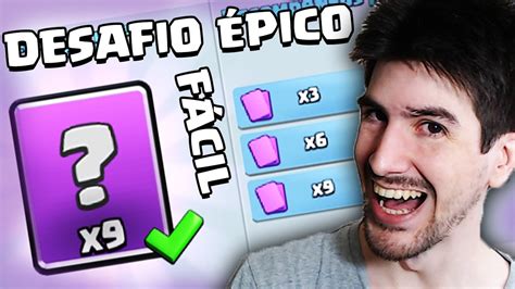 O MELHOR DECK PARA O NOVO DESAFIO ÉPICO DO CLASH ROYALE YouTube