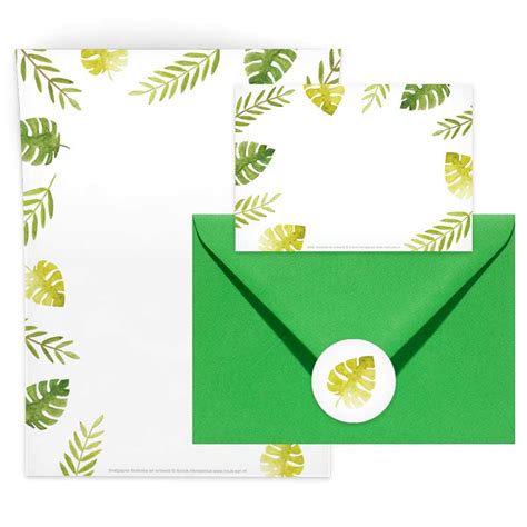 Postpapier Botanisch Nouk San