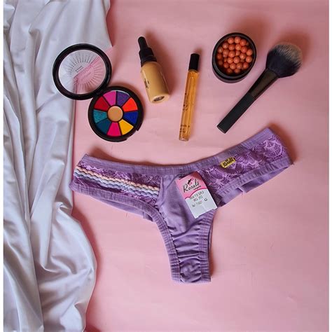 Kit Tanga Fio Duplo Microfibra Forro Linha Lingerie Especial Shopee Brasil