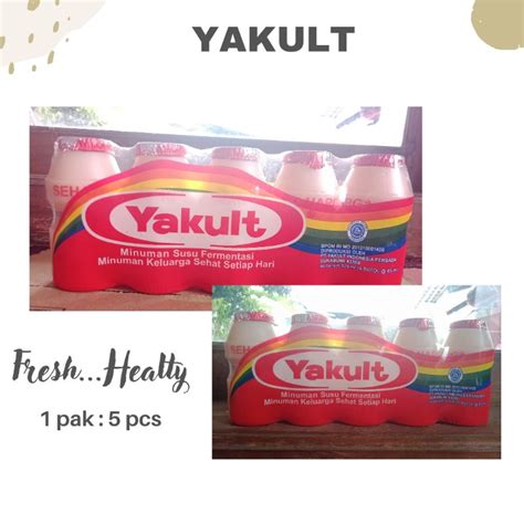 jual yakult minuman susu fermentasi  pak isi  pcs shopee indonesia