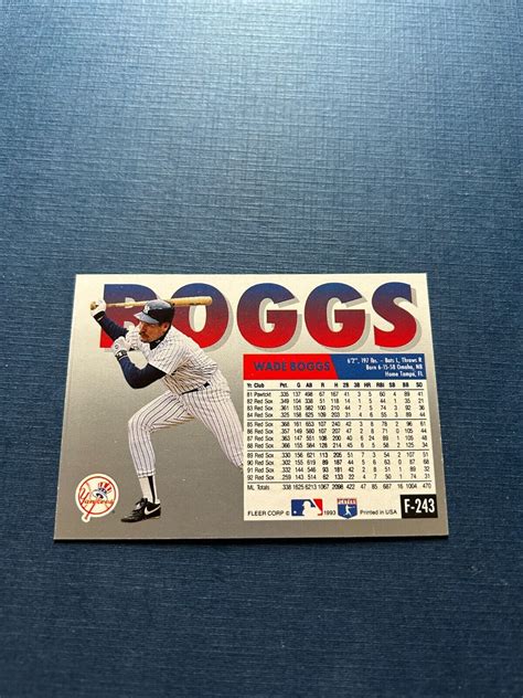 1993 Fleer Final Edition 23F 243 Wade Boggs For Sale Online EBay