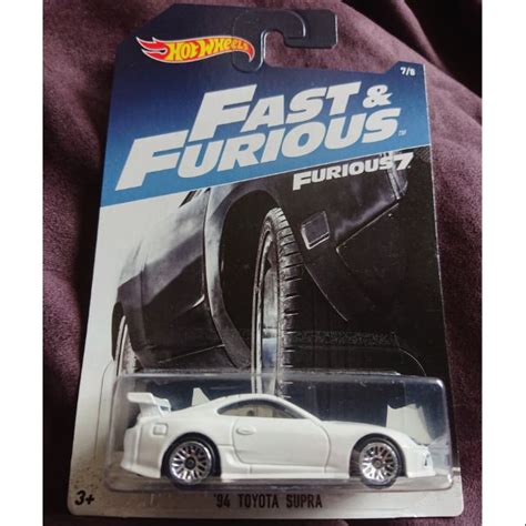 Hot Wheels Fast And Furious Toyota Supra White Hotwheels Brian O Connor Shopee Malaysia