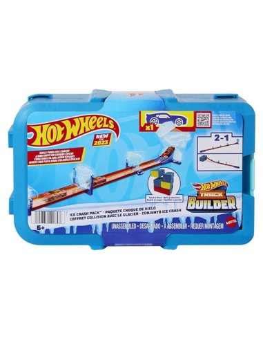 HOT WHEELS PISTA TRACK BUILDER CHOQUE DE HIELO