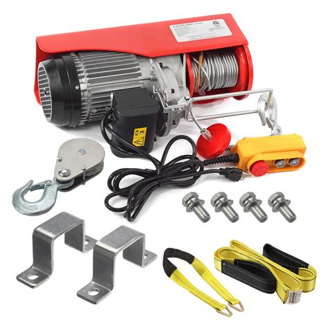 Buy Partsam 1540 Lift Electric Hoist Crane Remote Control Power System Zinc Plated Steel Wired