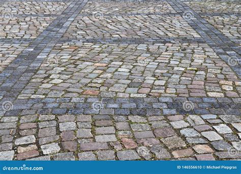 Detailed Close Views On Cobblestone Streets And Sidewalks In Different