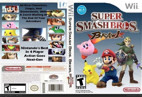 Viewing Full Size Super Smash Bros Brawl Box Cover