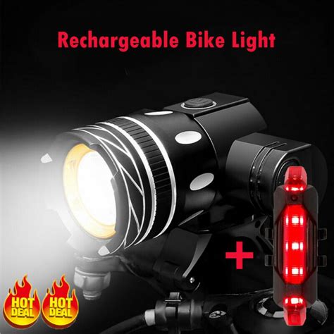 Oplaadbare Lm Xm T Led Mtb Fietslicht Fiets Grandado