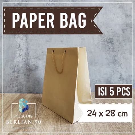 Paper Bag Paper Bag Coklat Kantong Kertas Coklat Kantong Kertas