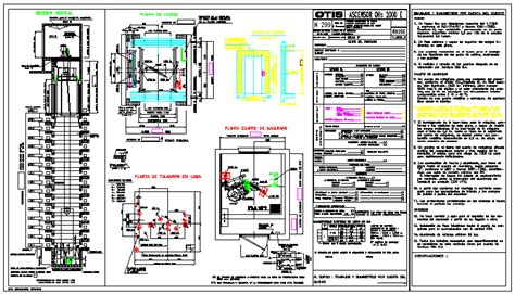 Elevator Section Drawing