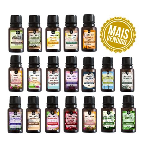 Melhores Essencias Para Velas - Kit 10 Essências Para Velas Sabonetes Difusor Elétrico a Base de Óleo ...
