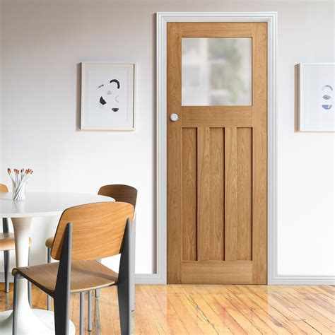 Liberty Doors Internal Oak Unfinished S Dx P L Obscure Glass