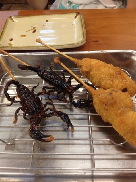 Fried Scorpion Osaka Restaurant Serves Up Unusual Eats