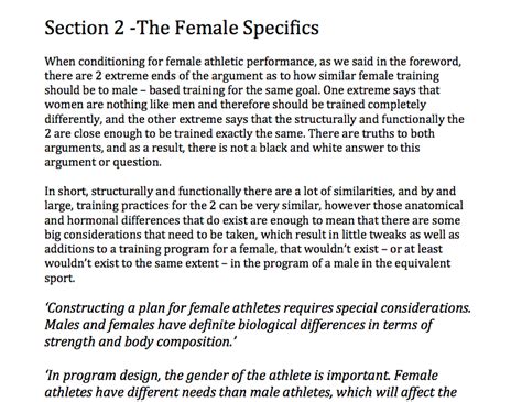 Female Specific - Functional strength training and progamming for ...