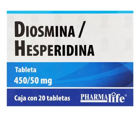 Pharmalife Diosmina Hesperidina Mg Mg Tabletas