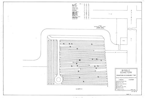 Wpa Cemetery Plat Maps Crawford County Sandusky Township Biddle Cemetery Flickr