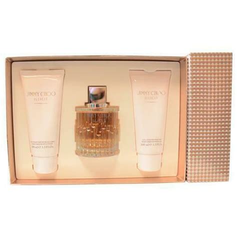 Illicit By Jimmy Choo Women 3pc T Set Edp 33 Oz Spray Lotion Shower Gel For Sale Online Ebay