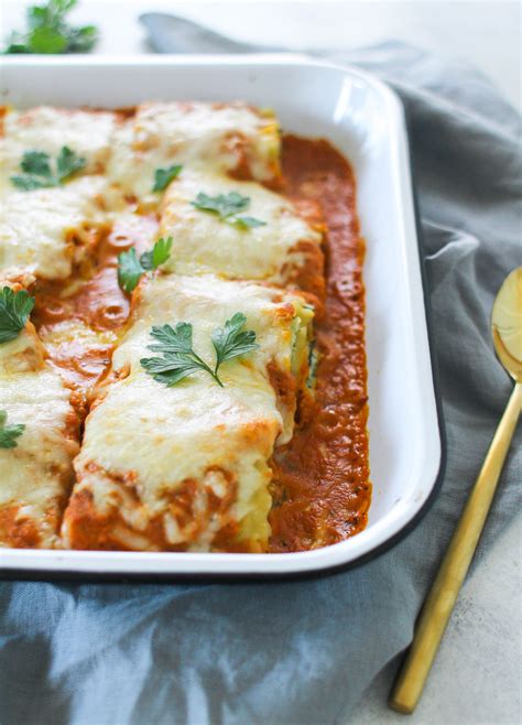 Creamy Herb Pumpkin Lasagna Rolls Zen Spice