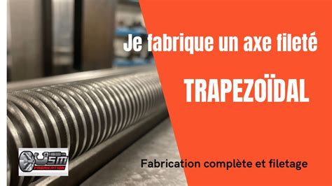 Je Fabrique Un Axe Filetage Trap Zo Dal Tr X Youtube