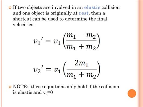 PPT - ELASTIC AND INELASTIC COLLISIONS PowerPoint Presentation, free ...