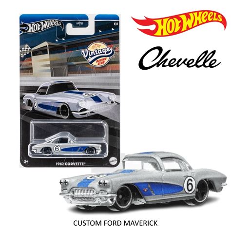 Hot Wheels Corvette Vintage Racing Clug Ggd Shopee