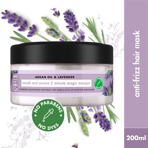 Buy Love Beauty & Planet Argan Oil & Lavender Magic Hair Mask For Frizz ...