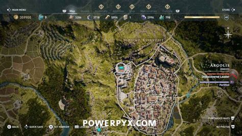 Assassins Creed Odyssey Legendary Chest Locations Map