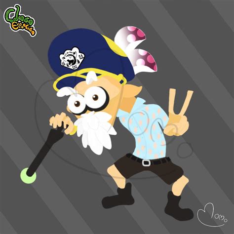 SALMON EXPANSION "Captain Cuttlefish" Concept Art | Splatoon Amino