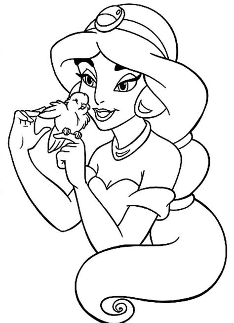 72 Jasmine Coloring Pages