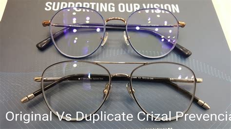 Original Vs Duplicate Crizal Prevencia How To Identify Original