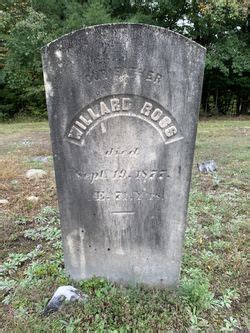 Willard Ross Find A Grave Reminne