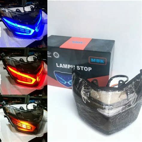 Jual Lampu Stop Sein LED Nmax Lampu Stop Assy Sen Sein Flowing Drl