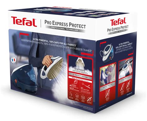 Парогенератор Tefal Pro Express Protect GV9221E0, цена 31999.00 руб. в ...
