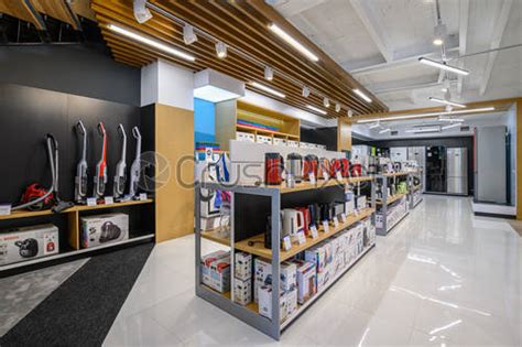 Premium Home Appliance Store Interior Stock Photo Crushpixel