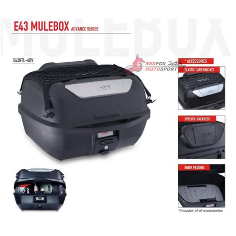 Original Givi Box E30RN E32 BOLD E43NTL ADV MonoLock Top Cases