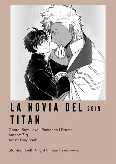 La Novia Del Tit N L Poster En Poster Novios