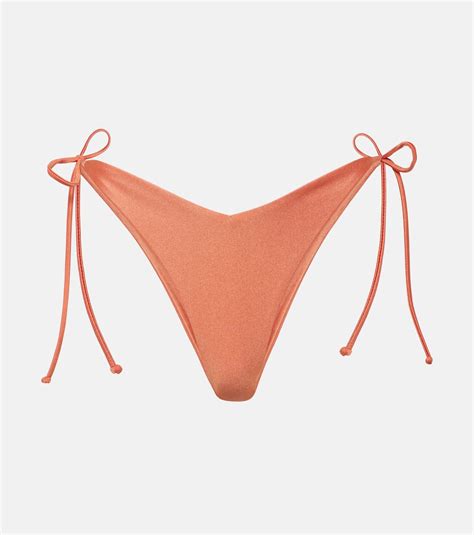 Kaia Bikini Bottoms In Red Jade Swim Mytheresa