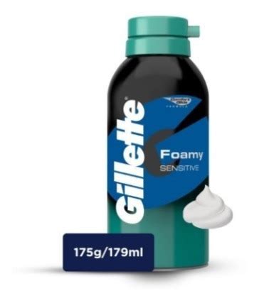 Gillette Espuma De Afeitar Foamy Sensitive 179 Ml Cuotas sin interés