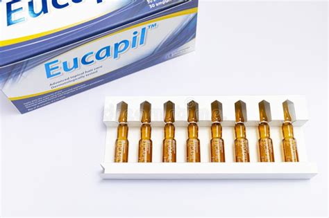 Eucapil Box, Fluridil Lotion in Set of Ampules, Cosmetic Product for ...