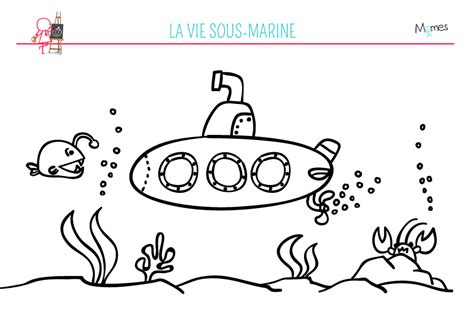 Coloriage Sous Marin Momes