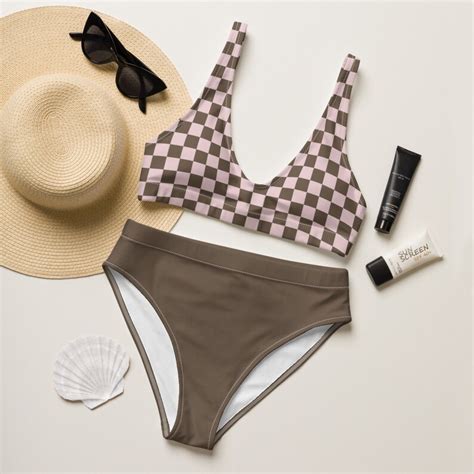 Bikini Set High Waisted Bikini Swimsuit Women Swimsuit Etsy